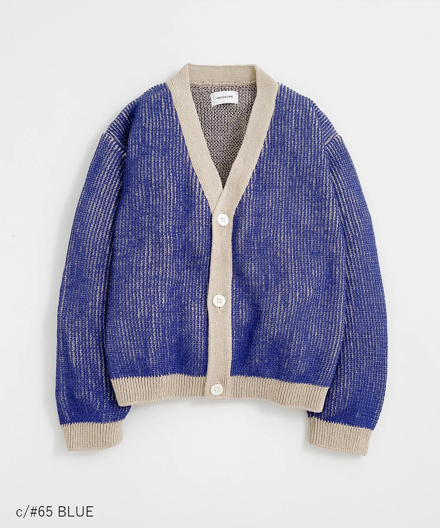 GIMA STRIPE KNIT CARDIGAN Made in Japan 100% Cotton Occasion [145-175cm]