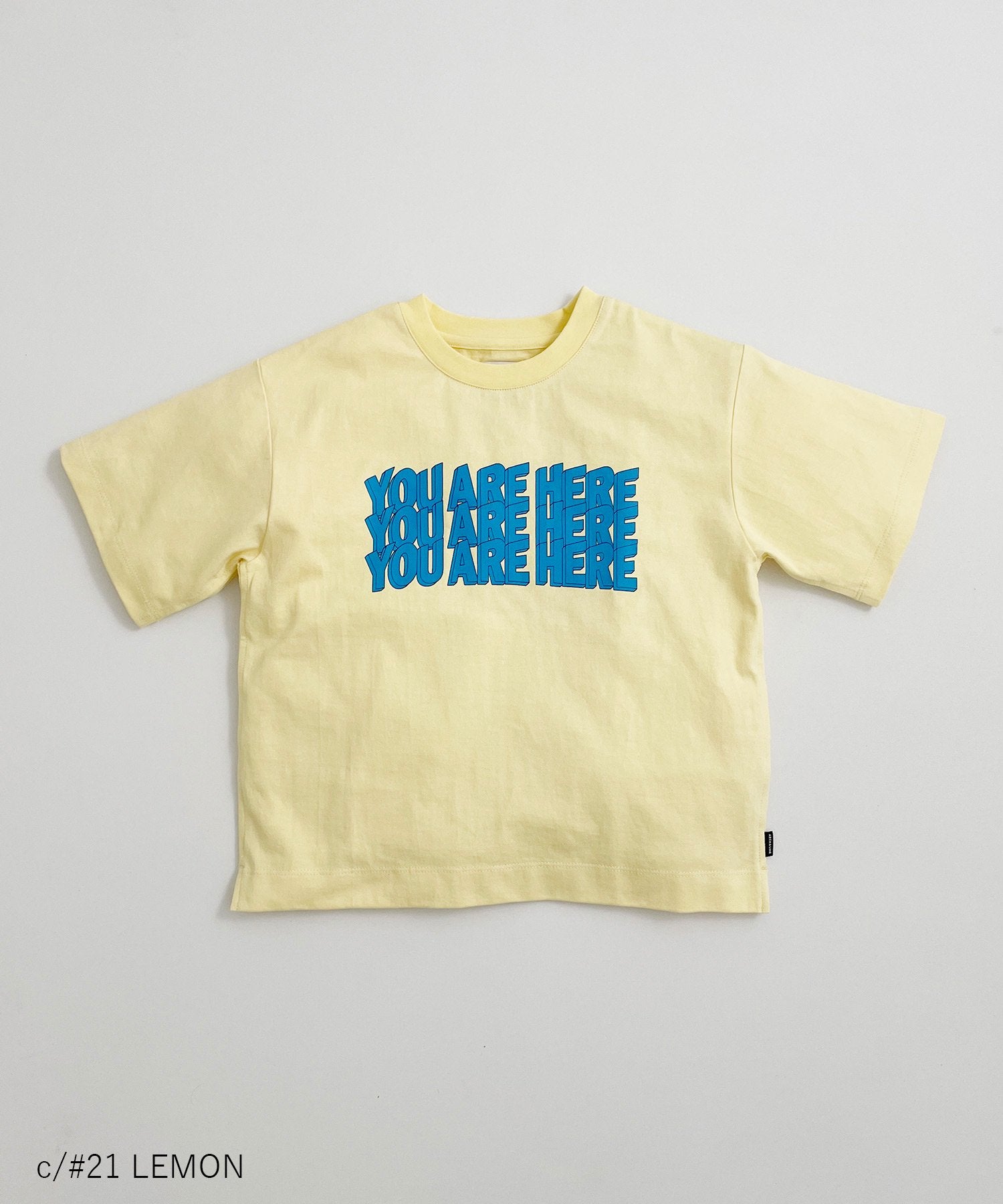 《環境配慮素材》OG COTTON HERE TEE オーガニックコットン ワイド型［145-175cm］