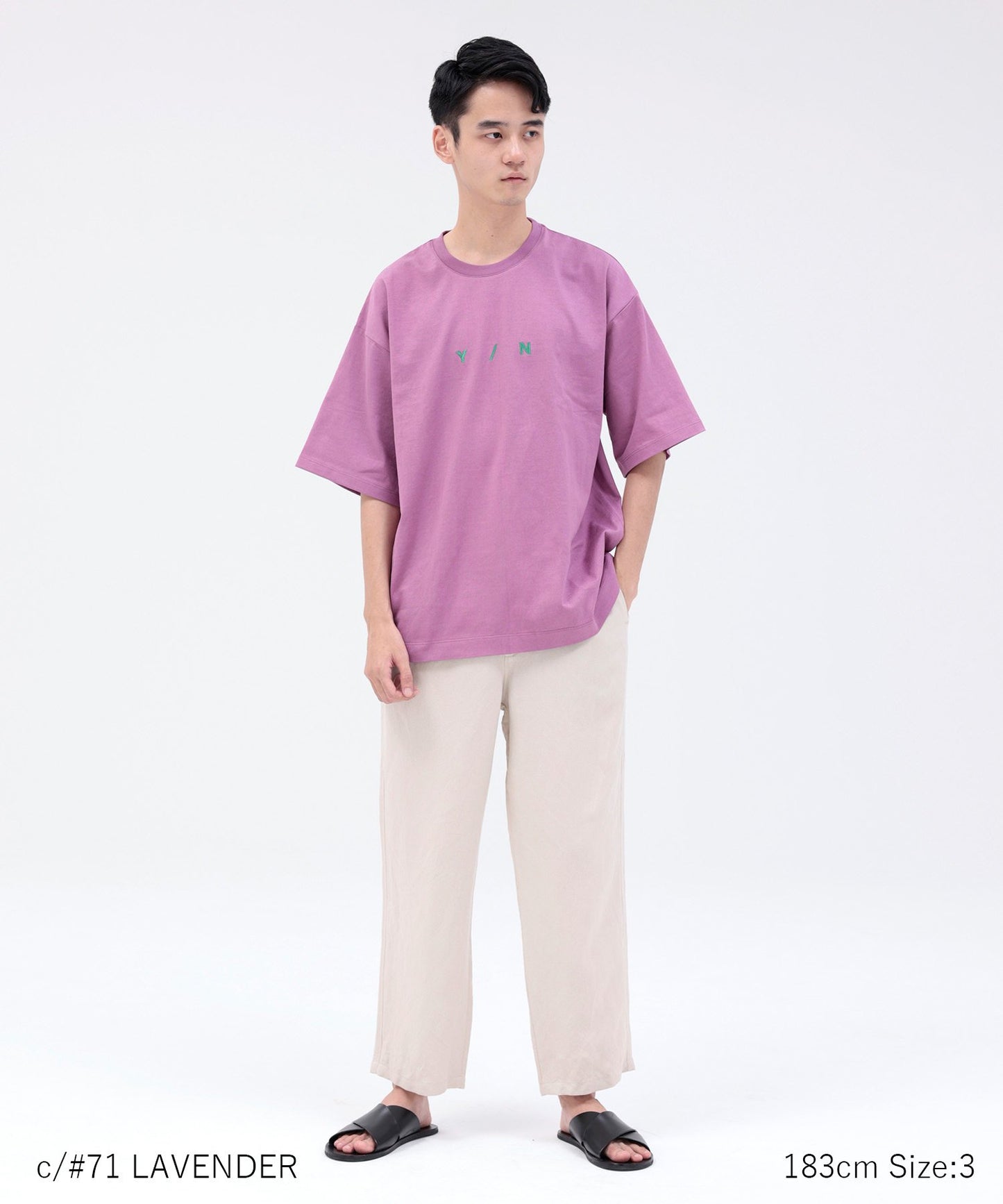[Eco-friendly material] OG COTTON Y/N TEE Organic cotton wide type [145-175cm]