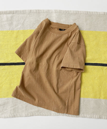 [Environmentally friendly material] OG UNDYED H/S TEE Organic cotton, undyed, thin [100-145cm]