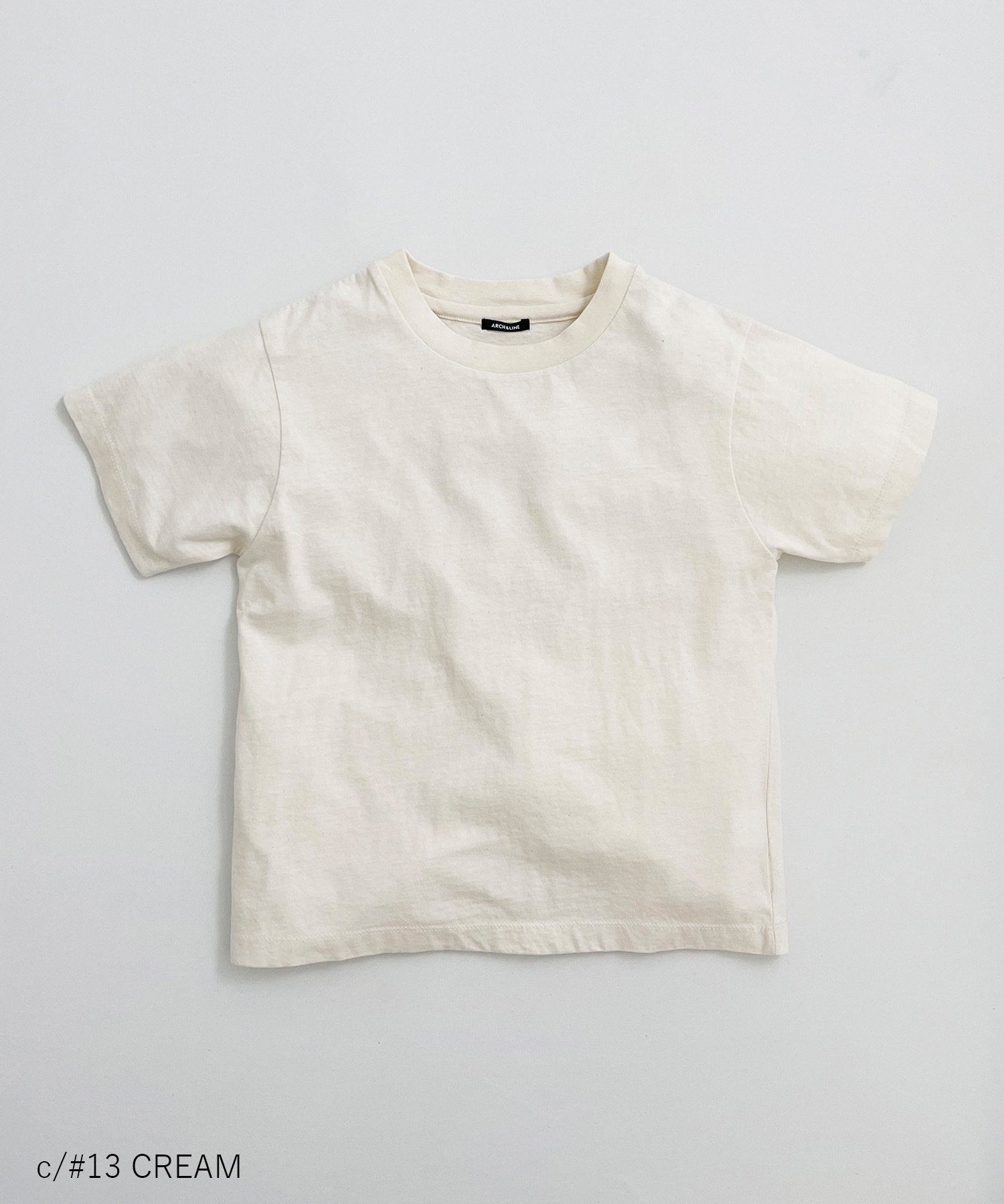 環境配慮素材》OG UNDYED H/S TEE オーガニックコットン 無染色 薄手