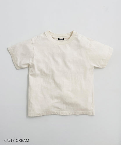 《環境配慮素材》OG UNDYED H/S TEE オーガニックコットン 無染色 薄手［100-145cm］