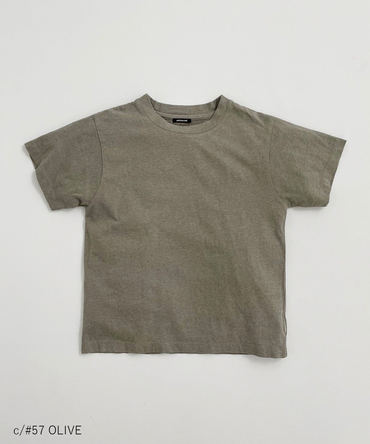 [Environmentally friendly material] OG UNDYED H/S TEE Organic cotton, undyed, thin [100-145cm]