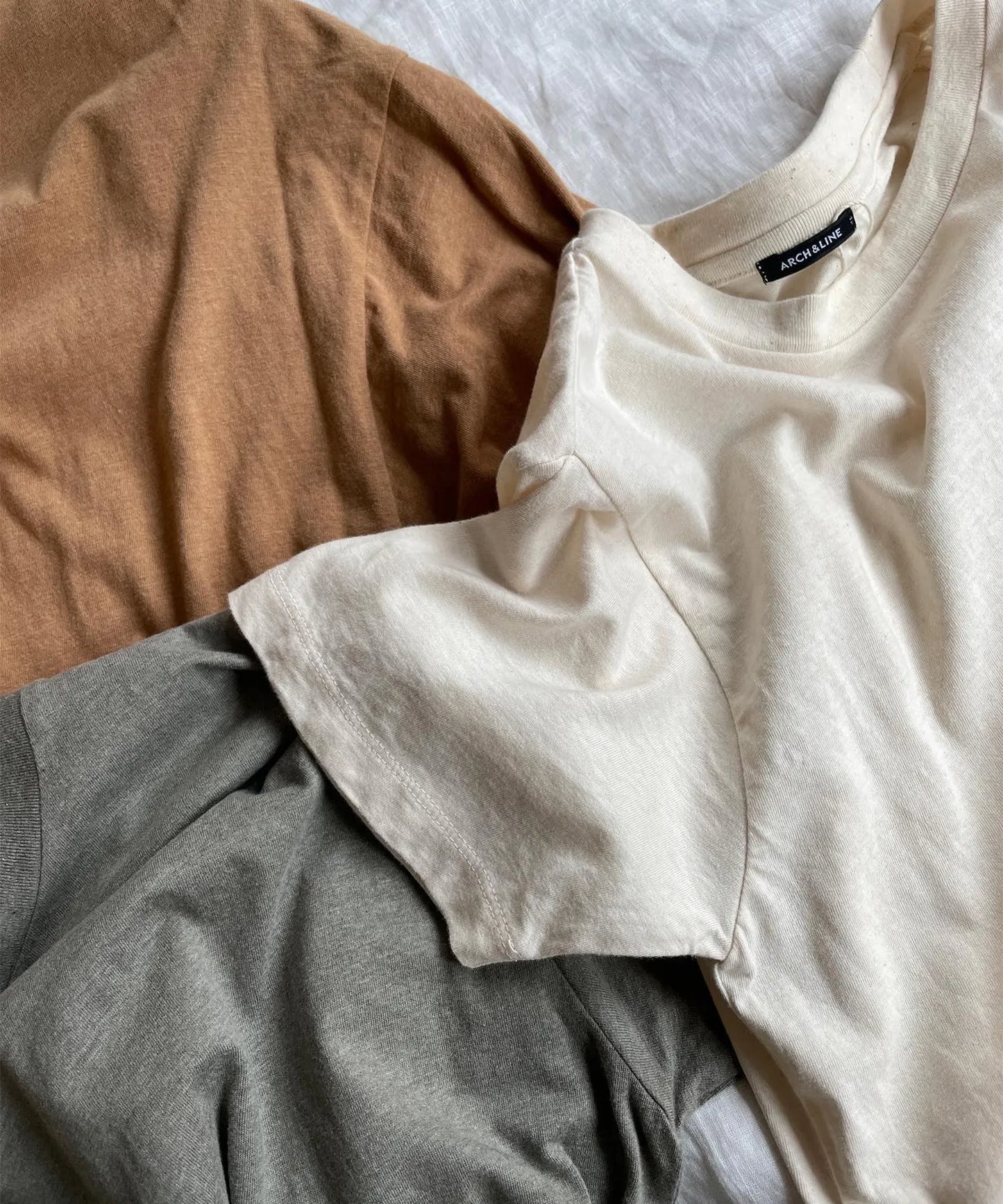 [Eco-friendly material] OG UNDYED H/S TEE Organic cotton, undyed, thin [145-175cm]