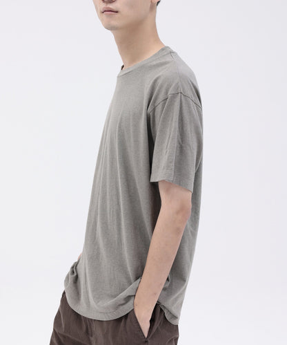 《環境配慮素材》OG UNDYED H/S TEE オーガニックコットン 無染色 薄手［145-175cm］