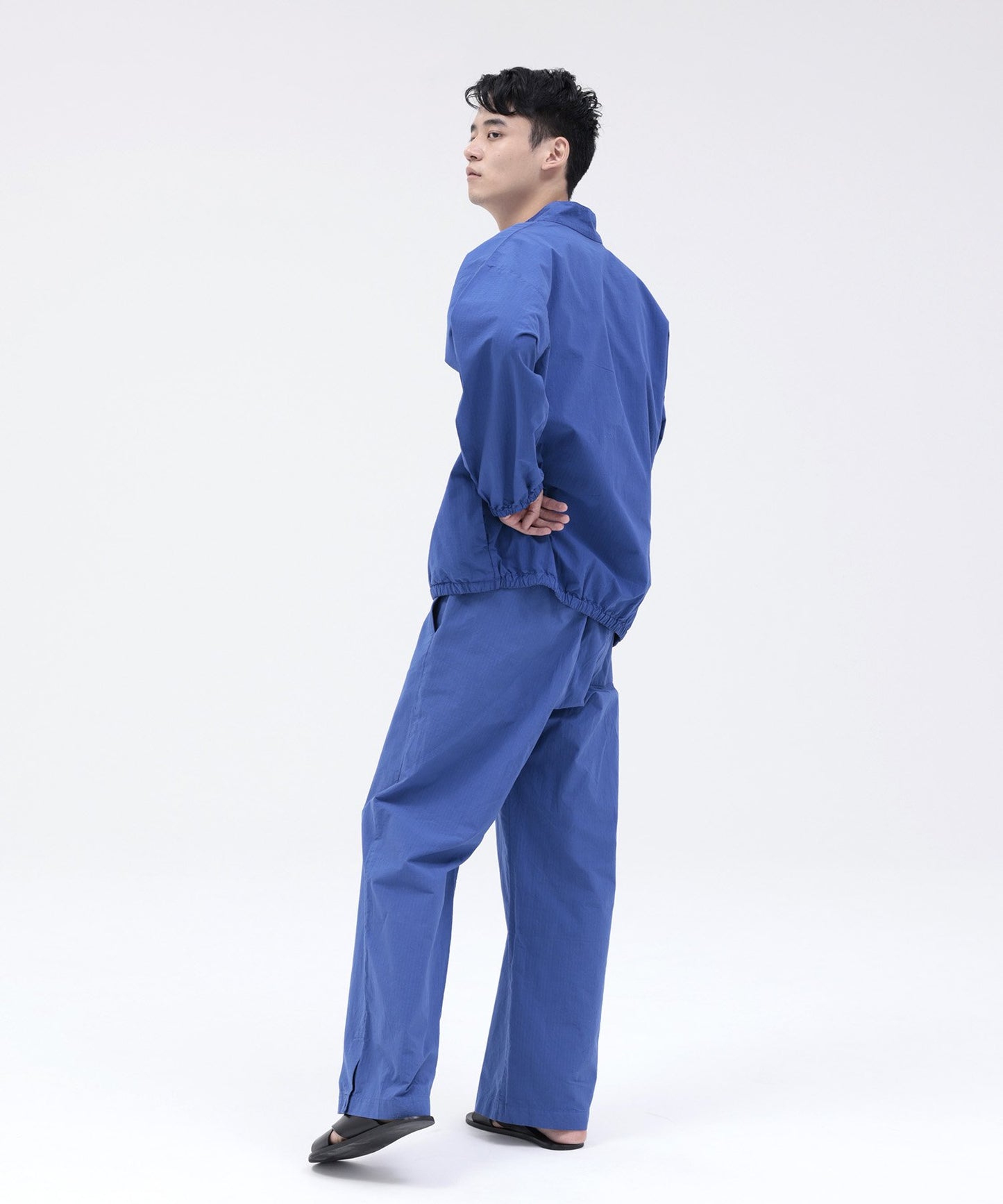 [Eco-friendly material] OG RIP COLOR BAKER PANTS Organic cotton Set-up available [145-175cm]