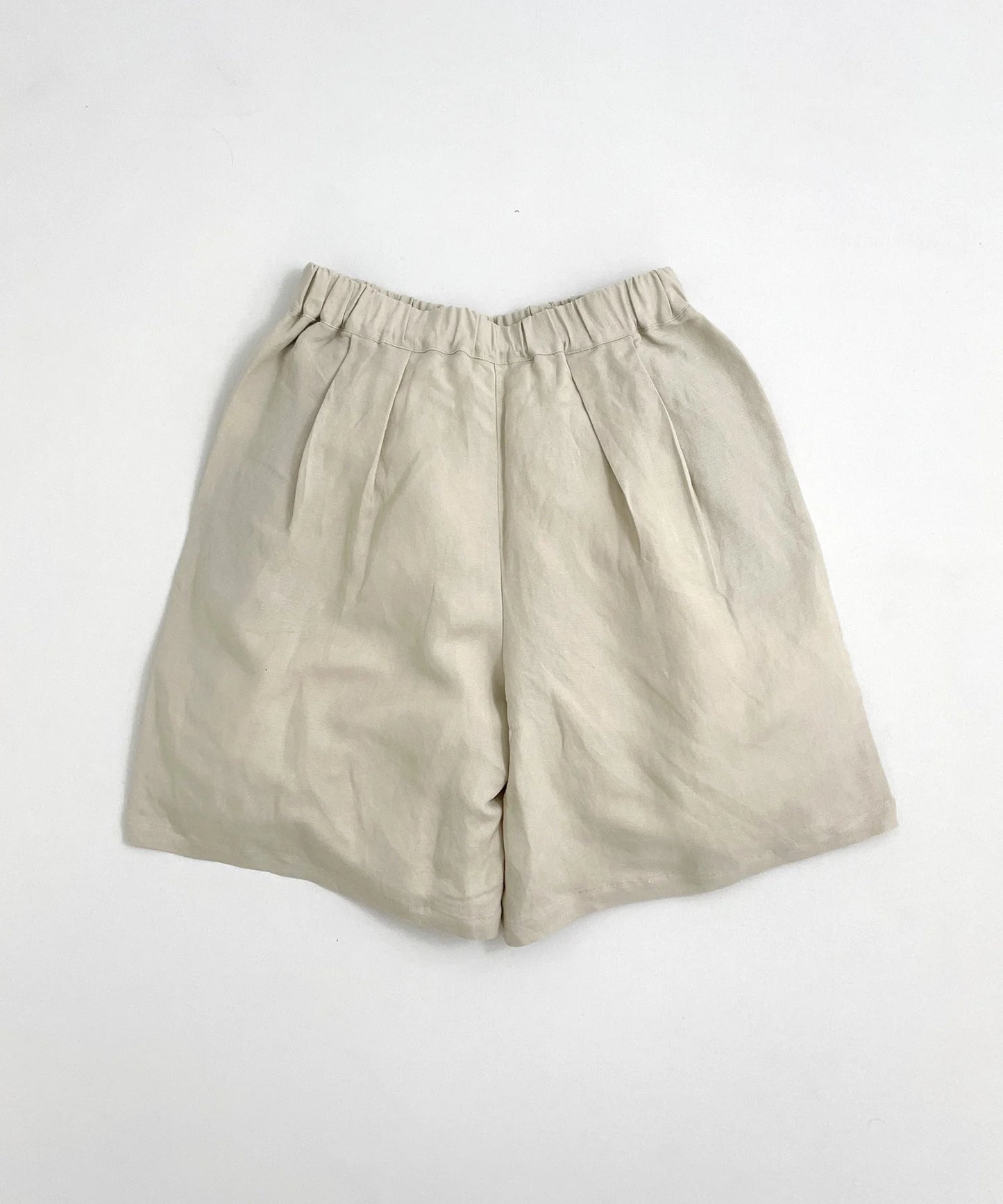 [Environmentally friendly material] LINEN/RAYON NEUTRAL SHORTS Cool touch feeling On/off use Setup compatible [145-175cm]