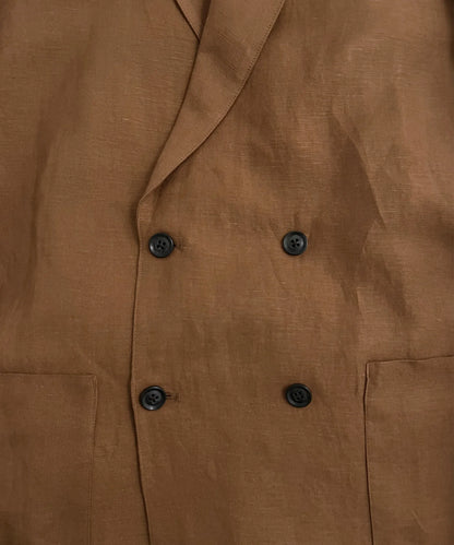 《Environmentally friendly material》LINEN/RAYON JACKET Cool touch on and off, set-up compatible [115-145cm]