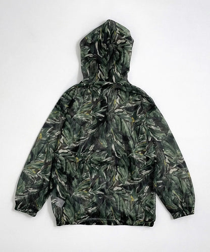 [Environmentally friendly material] PRINT ECO MESH ANORAK Recycled polyester Camping setup compatible [115-125cm]