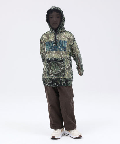 [Environmentally friendly material] PRINT ECO MESH ANORAK Recycled polyester Camping setup compatible [115-125cm]
