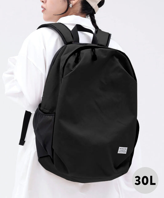 《Environmentally friendly material》EGG BAG MEGA〈BEIGE〉 Capacity 30L, School, Leisure, Recycled polyester [Ages 8 years old to adults]