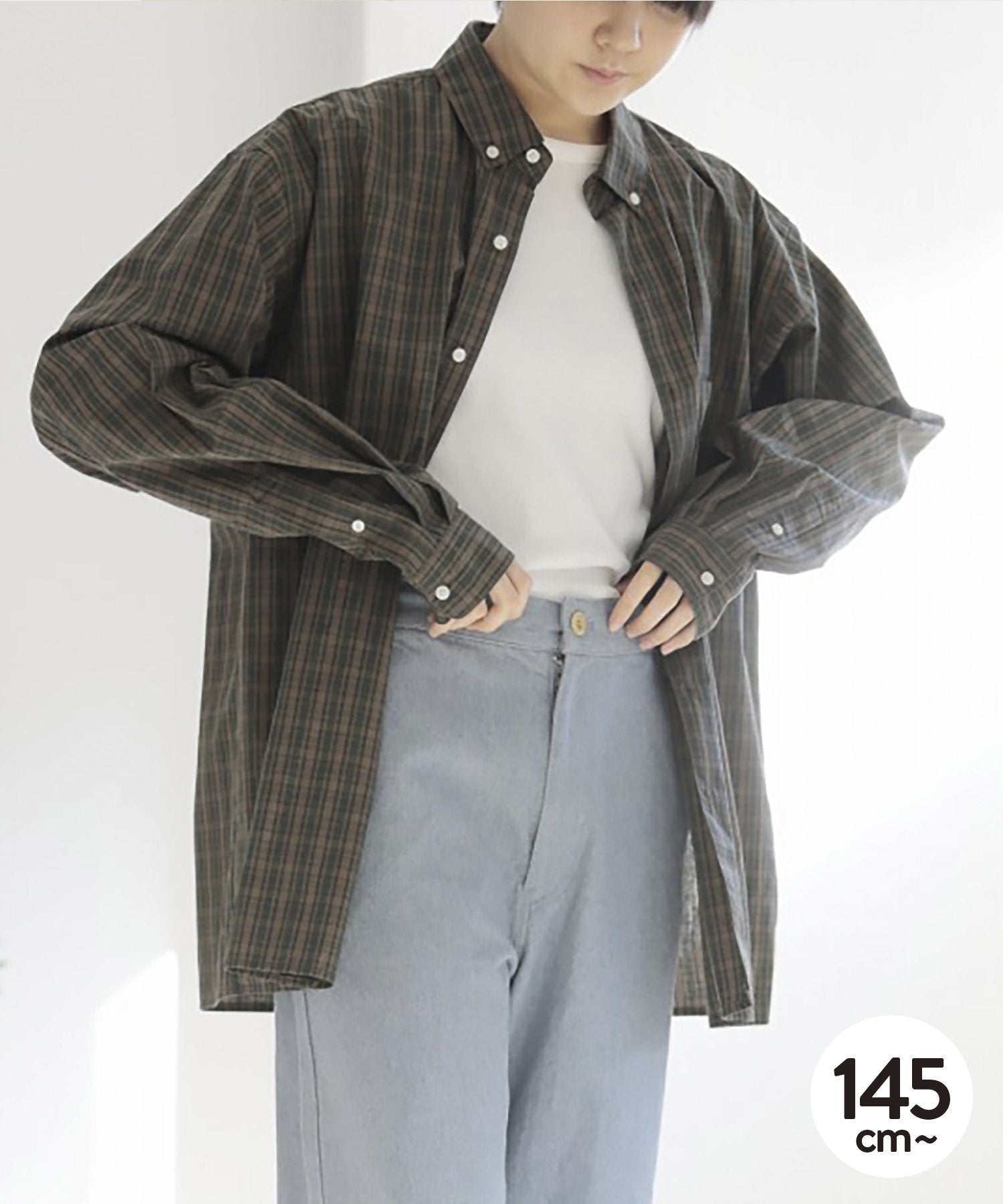 COTTON CHECK BD SHIRT オンオフ兼用 コットン［145-175cm］ – ARCH&LINE