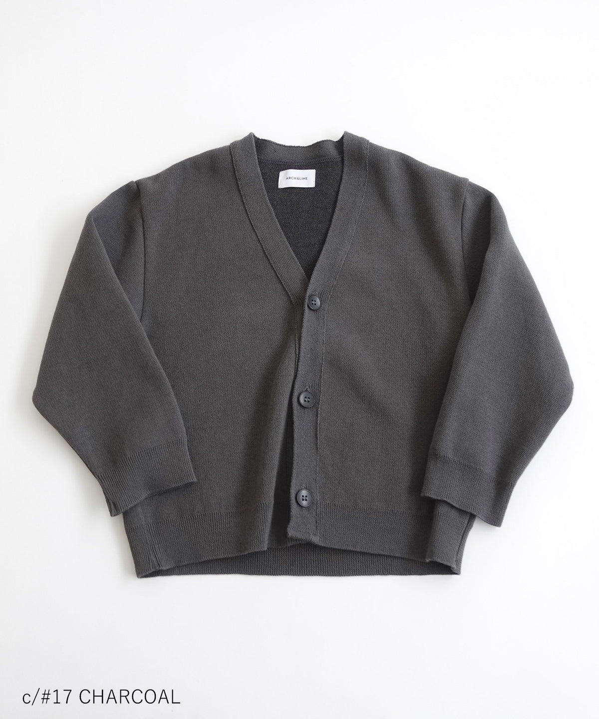環境配慮素材》OG COTTON WF CARDIGAN オーガニックコットン オンオフ 