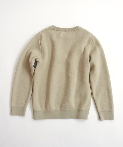 [Environmentally friendly material] OG COTTON I'M KNIT PO Organic cotton For both on and off use Jacquard knit [100-145cm]