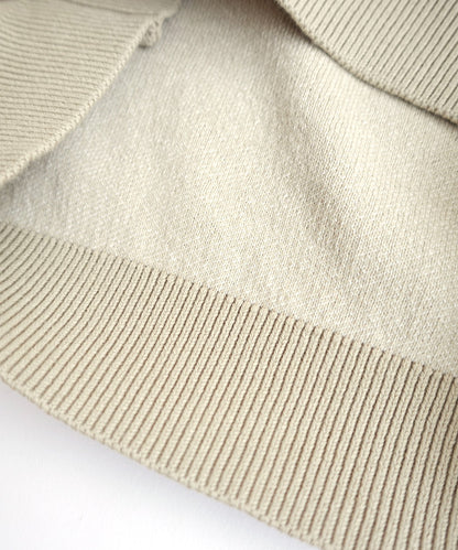 [Eco-friendly material] OG COTTON I'M KNIT PO Organic cotton For both on and off use Jacquard knit [145-175cm]