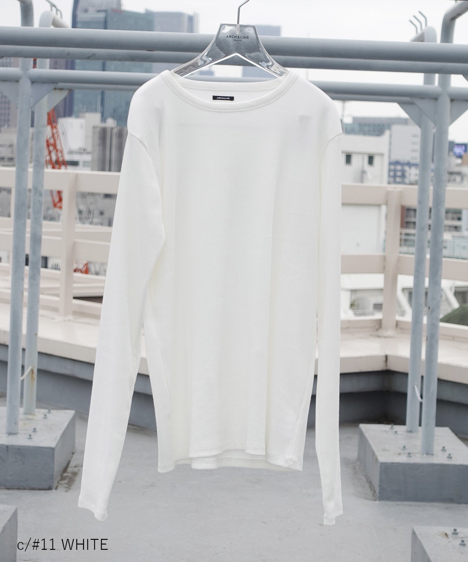 ARCHANDLINE アーチアンドライン COTTON TEE SOLID 大人用 47BROWN AL231314 COTTON RIB C/N TEE リブ素材 コットン［100-145cm］ – ARCH&LINE