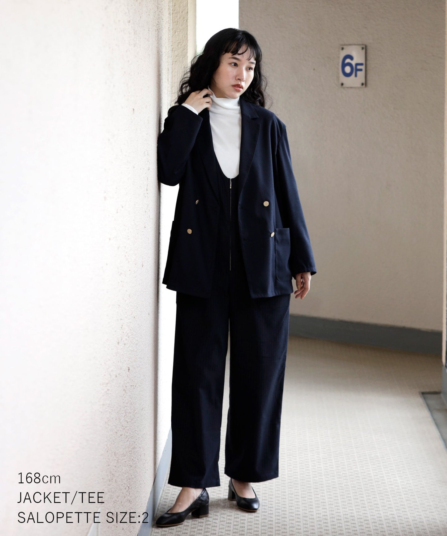 COTTON RIB H/N TEE 高領羅紋材質棉【145-175cm】