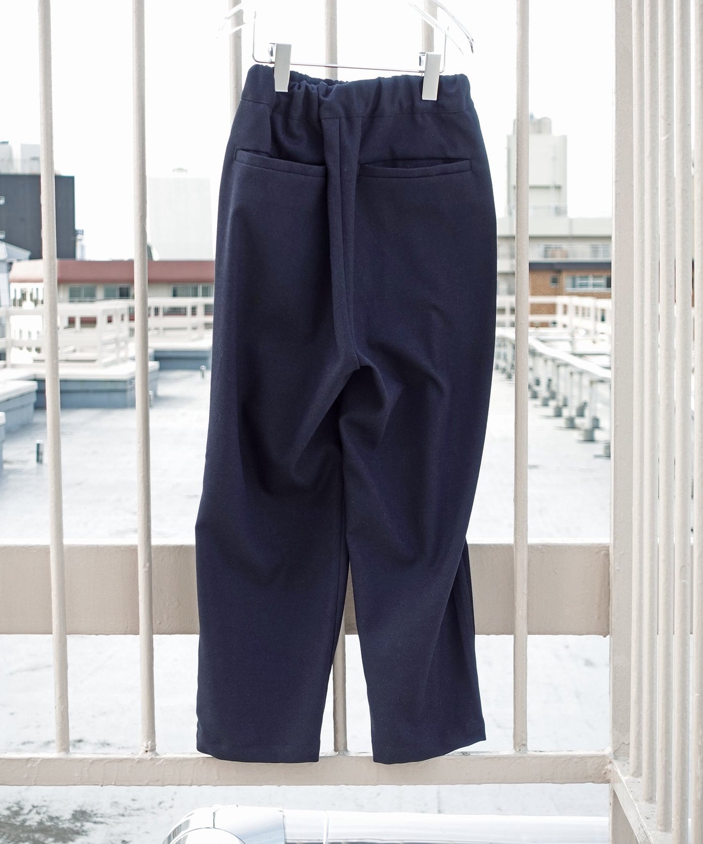 [Environmentally friendly material] FLANNEL EASY PANTS For both on and off use Set-up compatible [115-145cm]