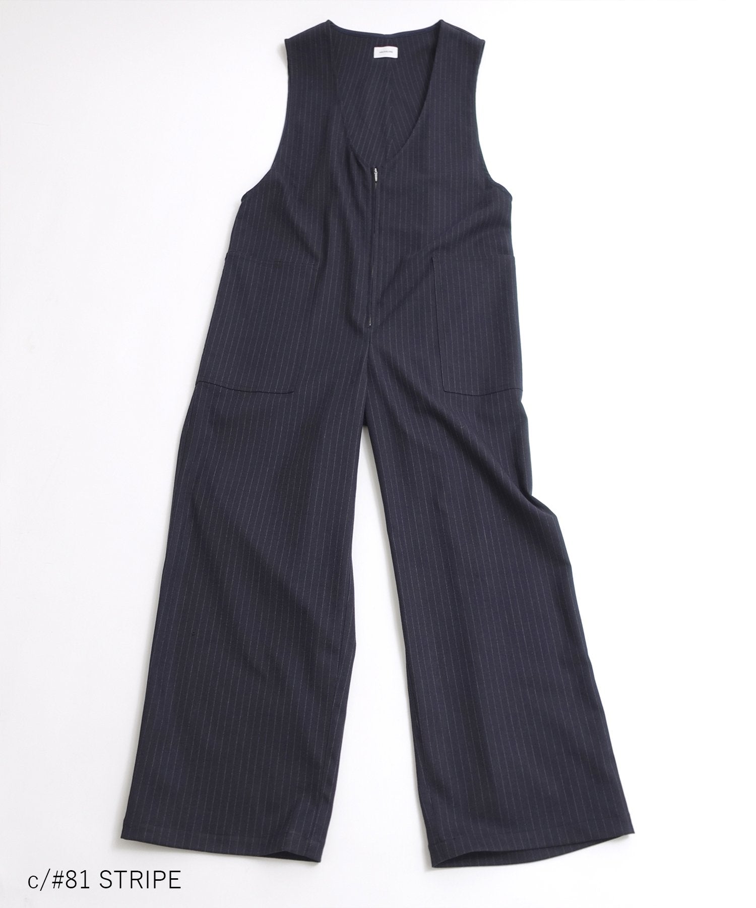 環境配慮素材》FLANNEL EASY U/N SALOPETTE オンオフ兼用 セットアップ