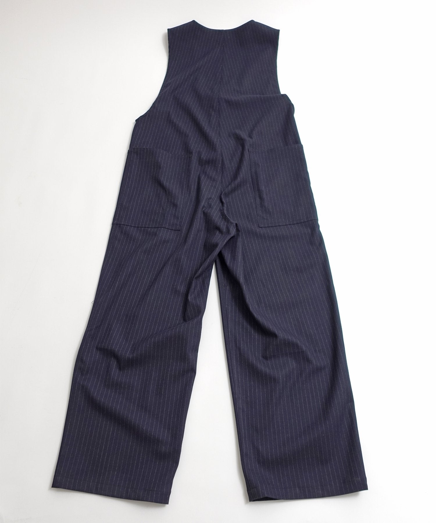 環境配慮素材》FLANNEL EASY U/N SALOPETTE オンオフ兼用 セットアップ