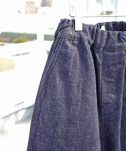 [Environmentally friendly material] Re DENIM PAINTER PANTS Recycled cotton denim Year-round material [100-145cm]
