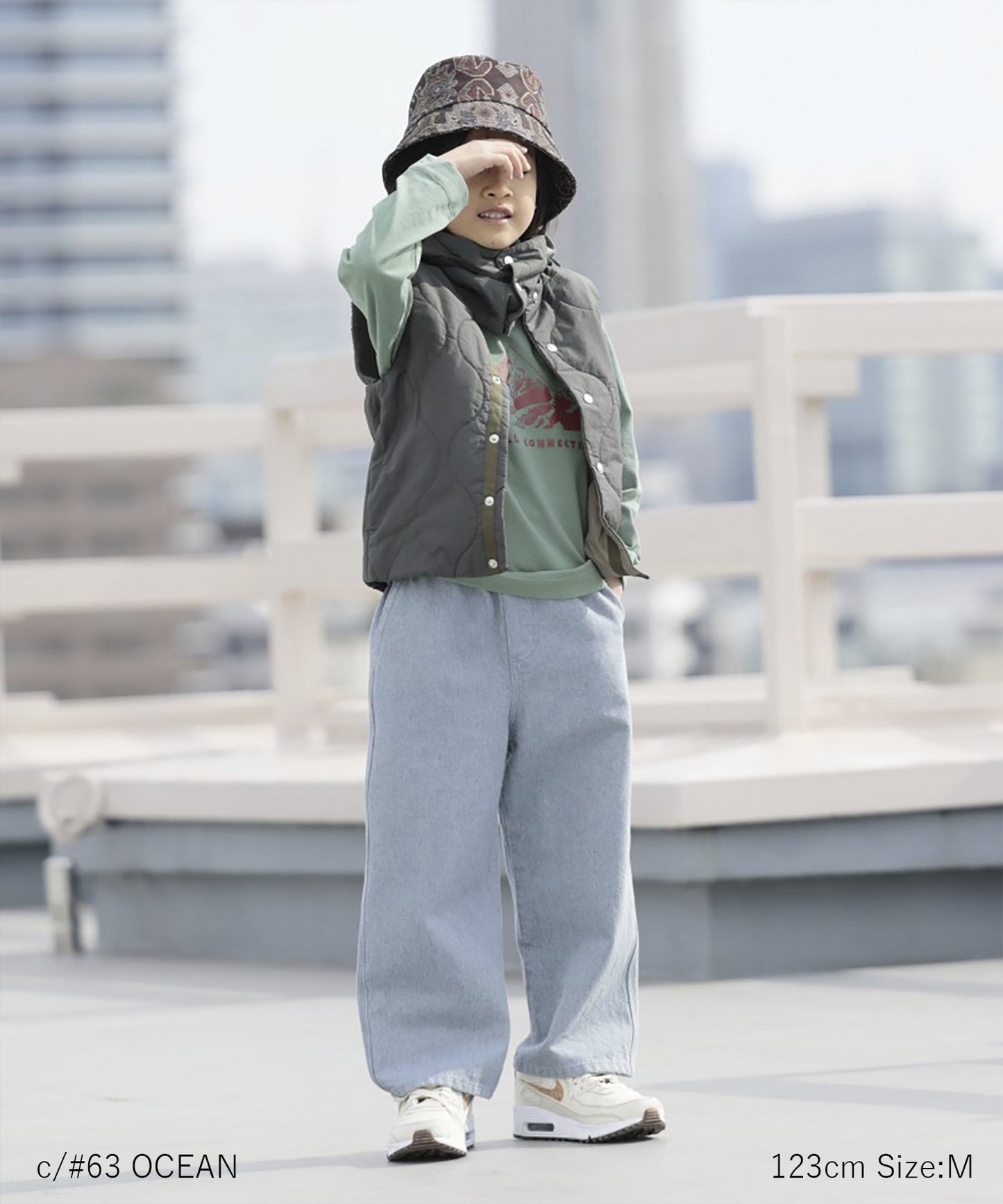 【環保材質】Re DENIM PAINTER PANTS 再生棉牛仔布 全年材質【100-145cm】