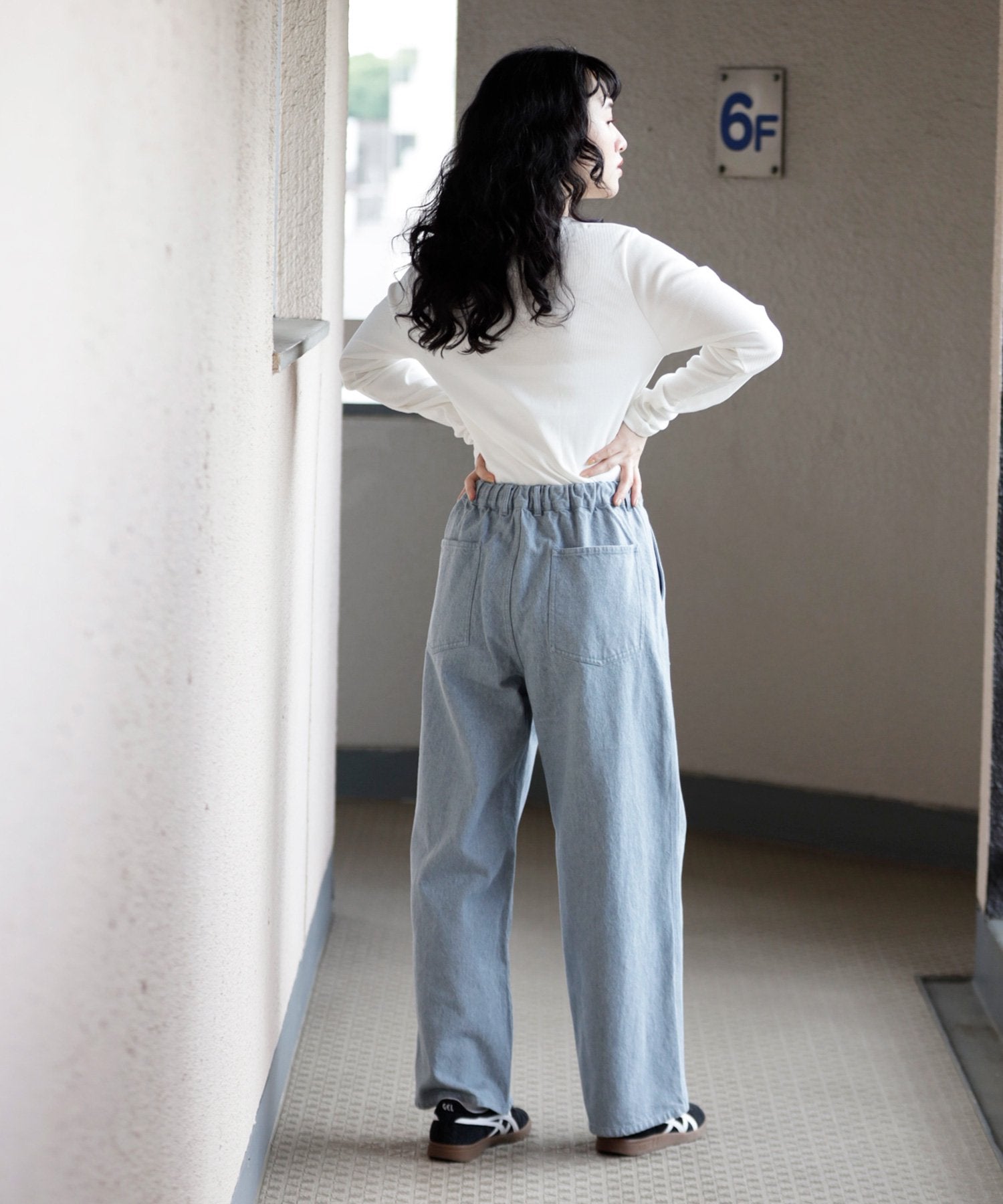 環境配慮素材》Re DENIM PAINTER PANTS リサイクルコットンデニム 通年 ...