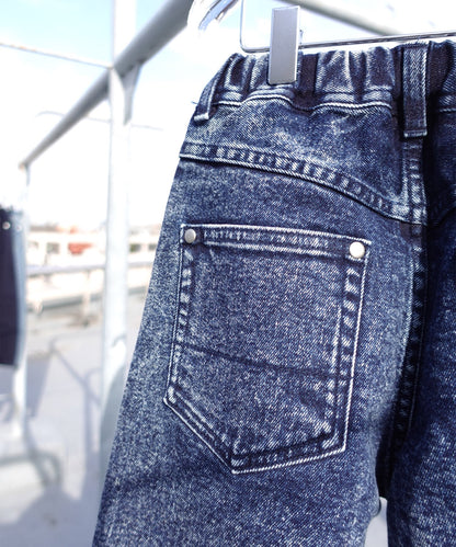 [Environmentally friendly material] RE DENIM BANANA PANTS Stretch denim Recycled cotton Year-round material [145-175cm]