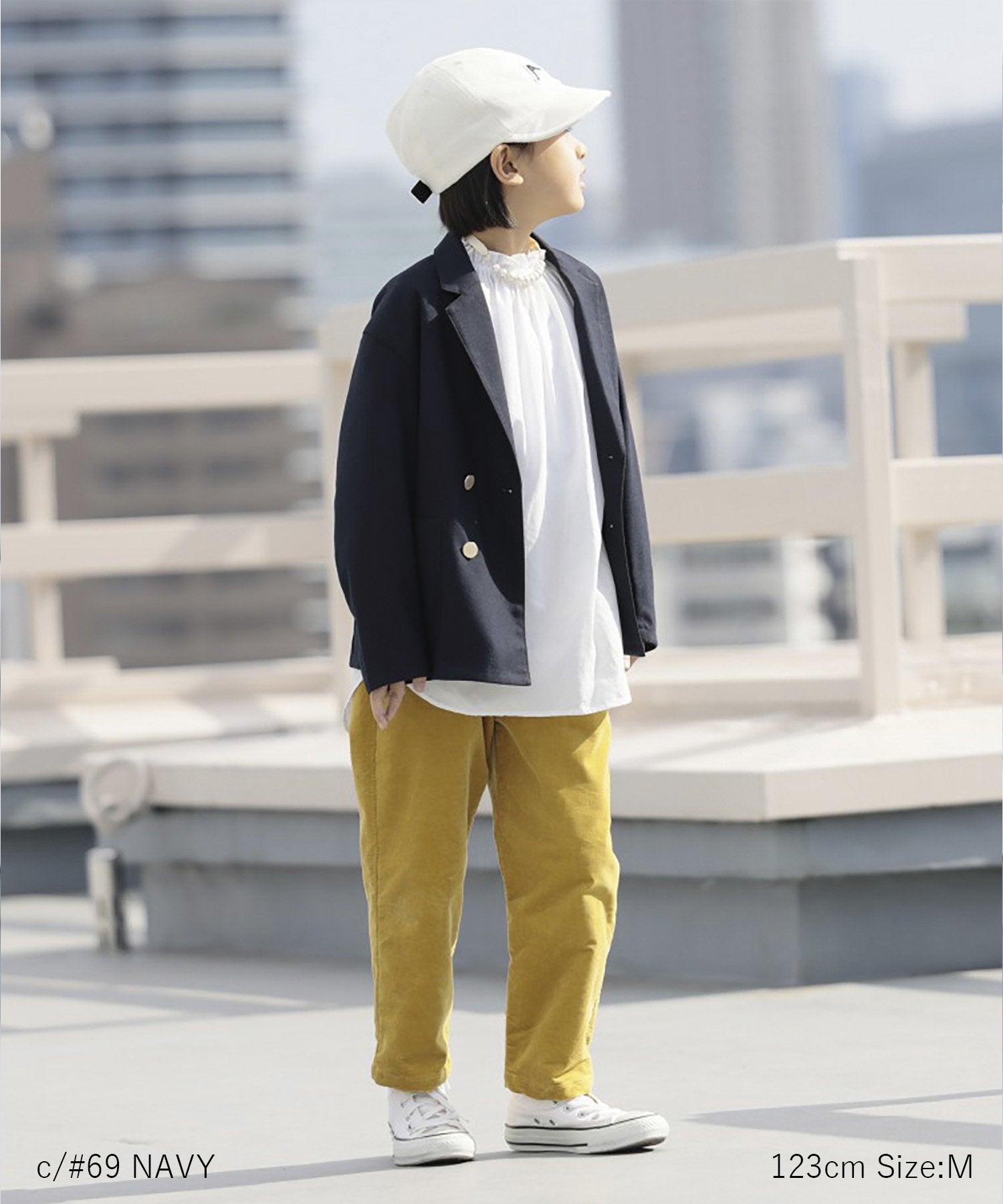 環境配慮素材》FLANNEL EASY JACKET オンオフ兼用 セットアップ対応