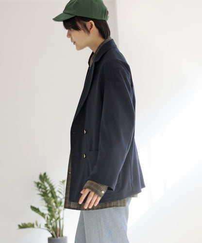 [Environmentally friendly material] FLANNEL EASY JACKET For both on and off use, set-up compatible [145-175cm]