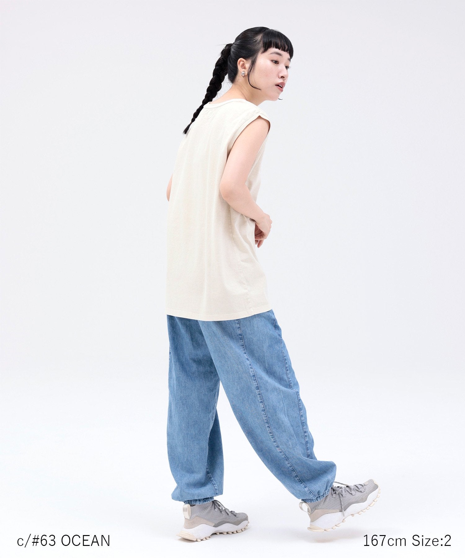 ≪オンラインショップ限定≫OG DENIM ALADDIN PANTS オーガニックコットン ［145-175cm］