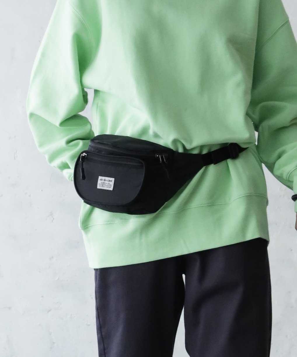 Re: NYLON WAIST BAG 弱撥水 軽量 リサイクルナイロン 親子兼用