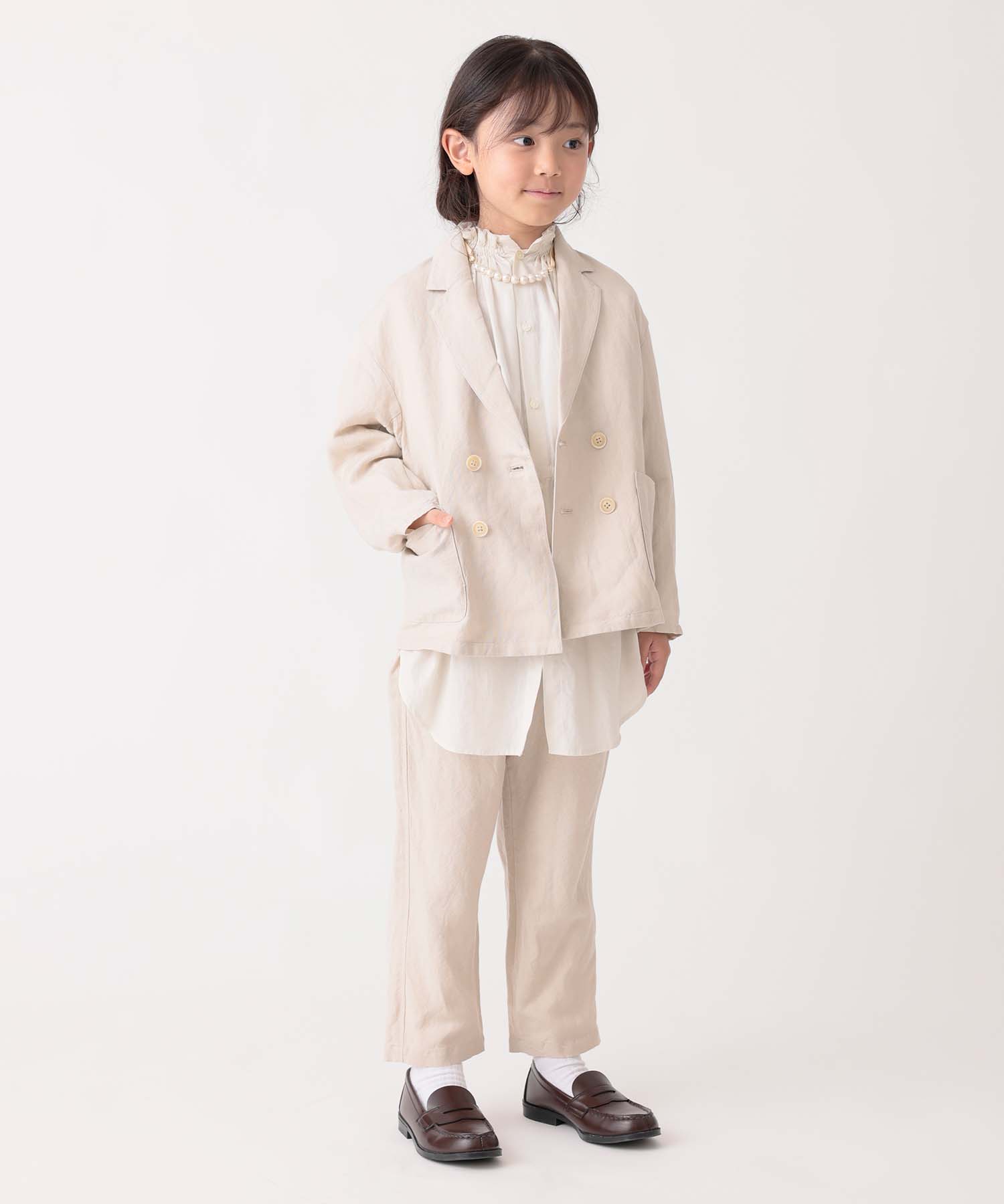 Environmentally friendly material》LINEN/RAYON JACKET Cool touch