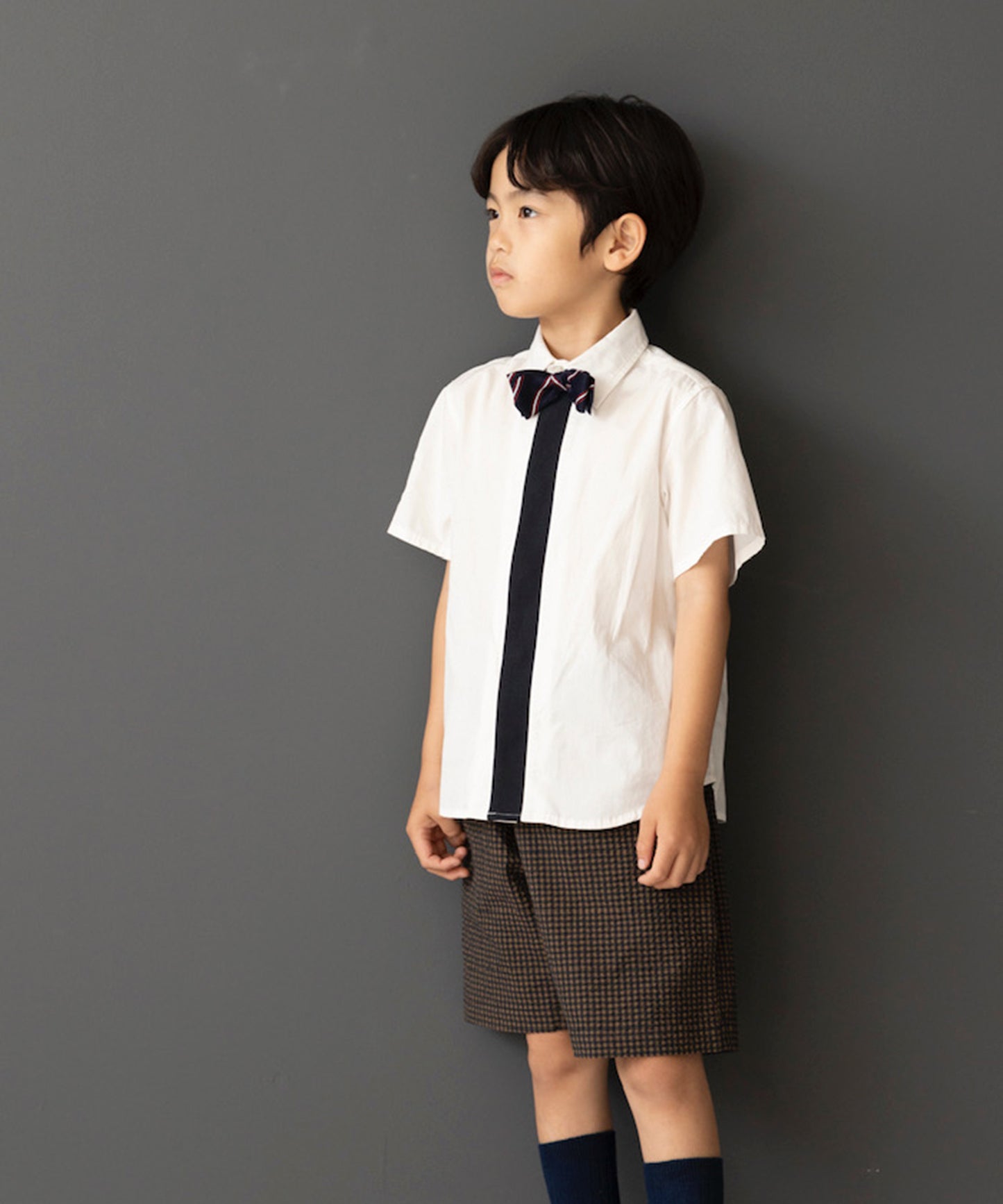 OG H/S KNIT TIE SHIRT