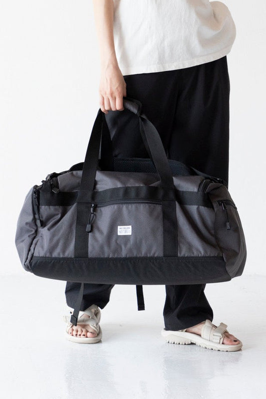 《Environmentally friendly materials》PLAYERS DUFFLE BAG 〈BEIGE〉 Club activities Forest school Camping [Capacity 50L]