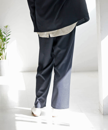 [Environmentally friendly material] FLANNEL EASY PANTS For both on and off use Set-up compatible [145-175cm]