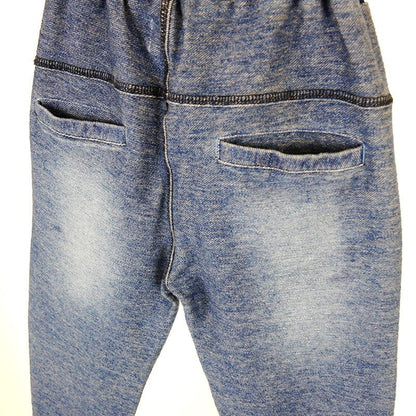柔軟牛仔平紋針織褲 優良的彈性/長銷產品 [80-145cm]