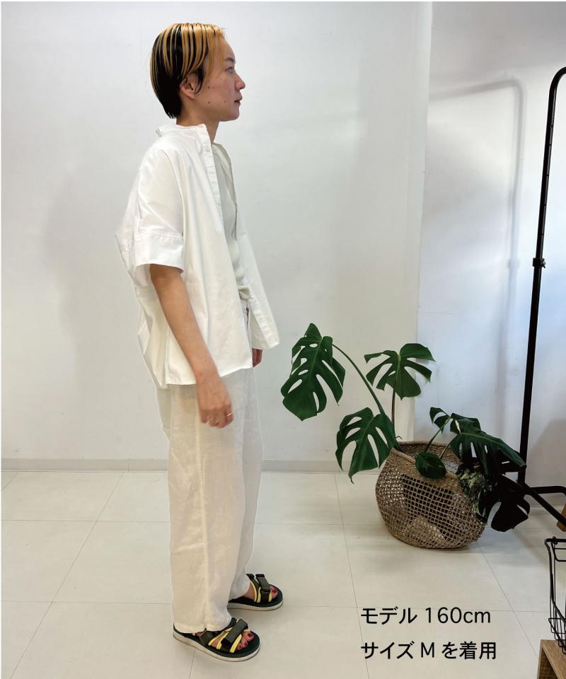 BAND COLLAR H/S SHIRT シェアシャツ 親子兼用