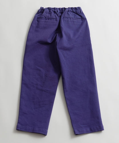 TWILL CREW PANTS 厚手 製品染め テーパード