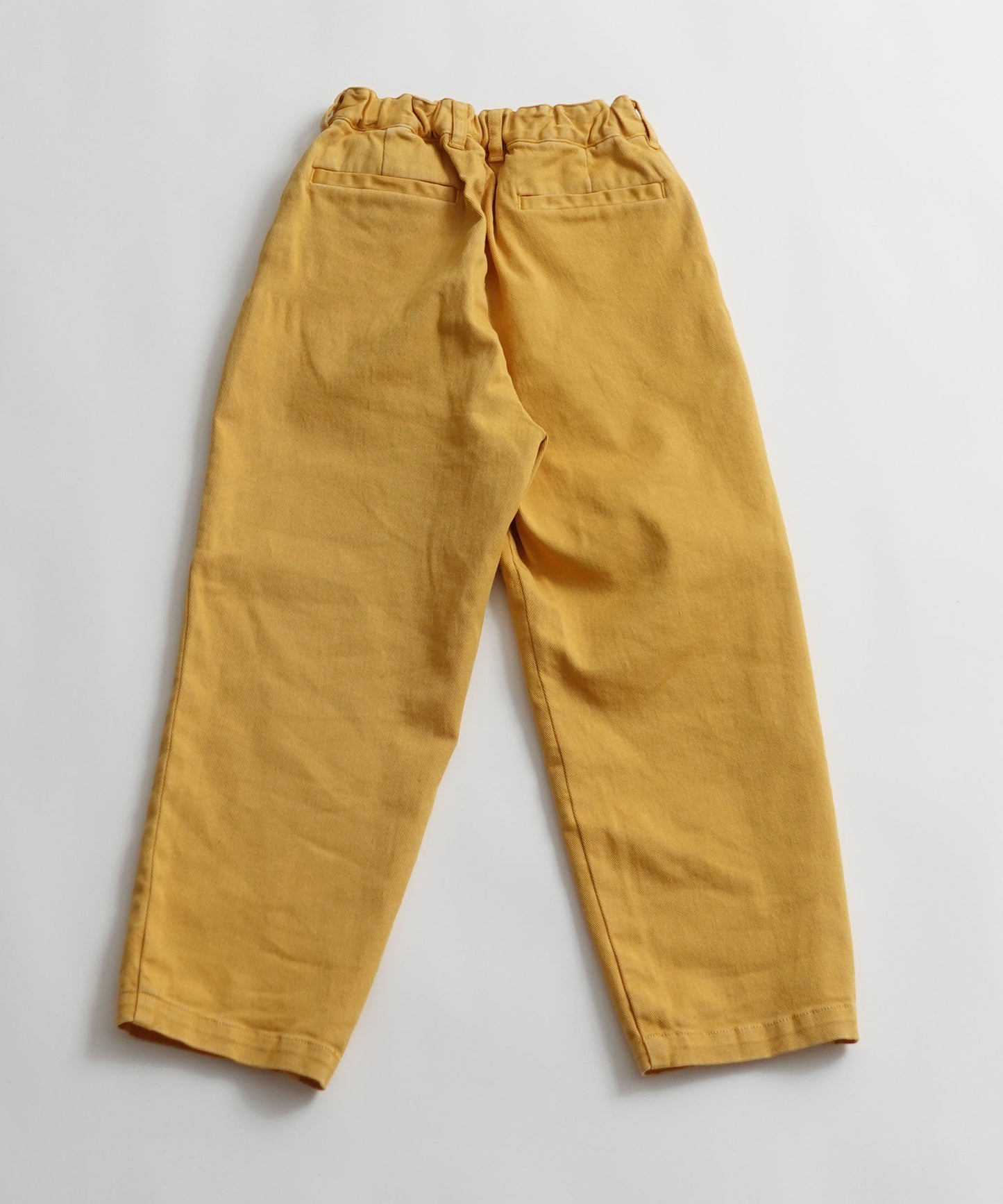 TWILL CREW PANTS 厚手 製品染め テーパード