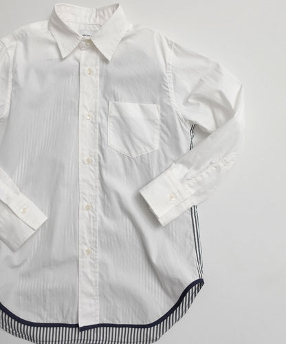 《環境配慮素材》CRAZY PIPING SHIRT オーガニックコットン［100-145cm］