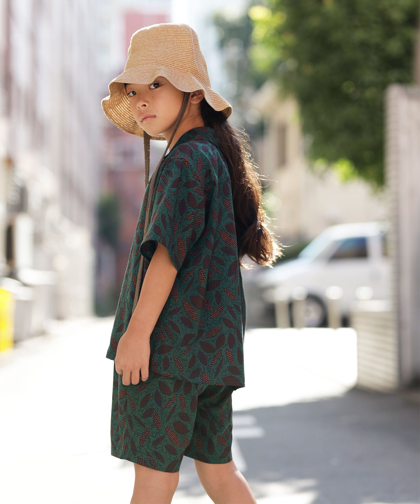 PRINT H/S SHIRT［100-145cm］