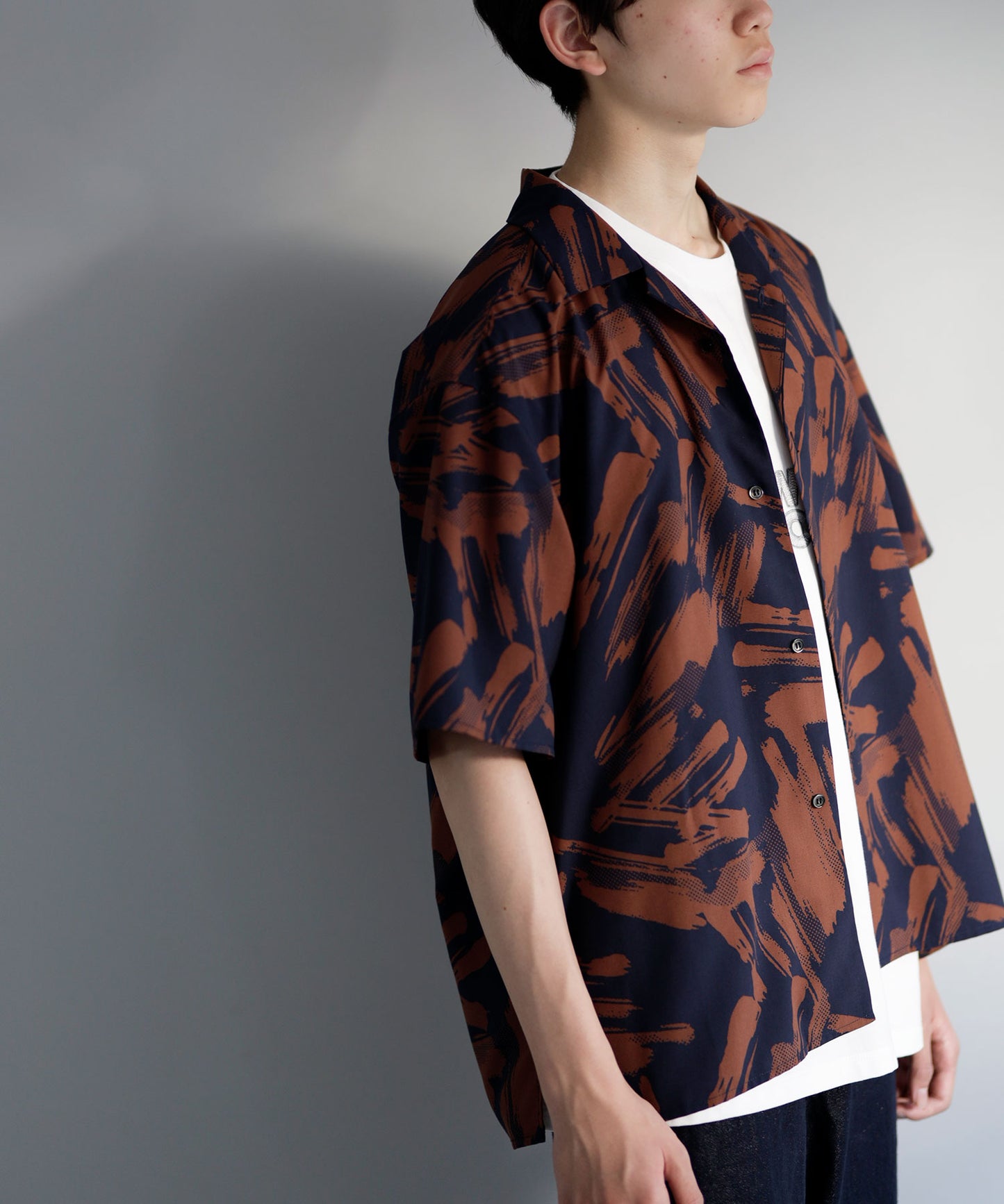 PRINT H/S SHIRT［100-145cm］