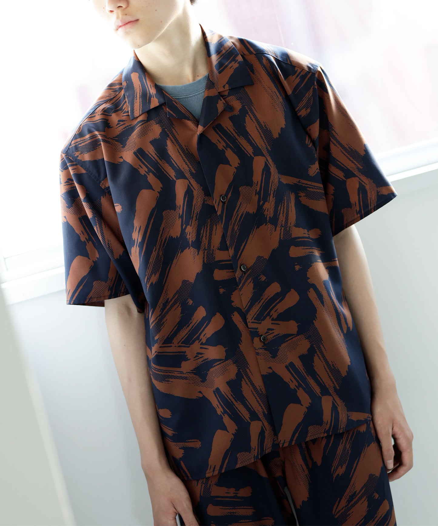PRINT H/S SHIRT［100-145cm］