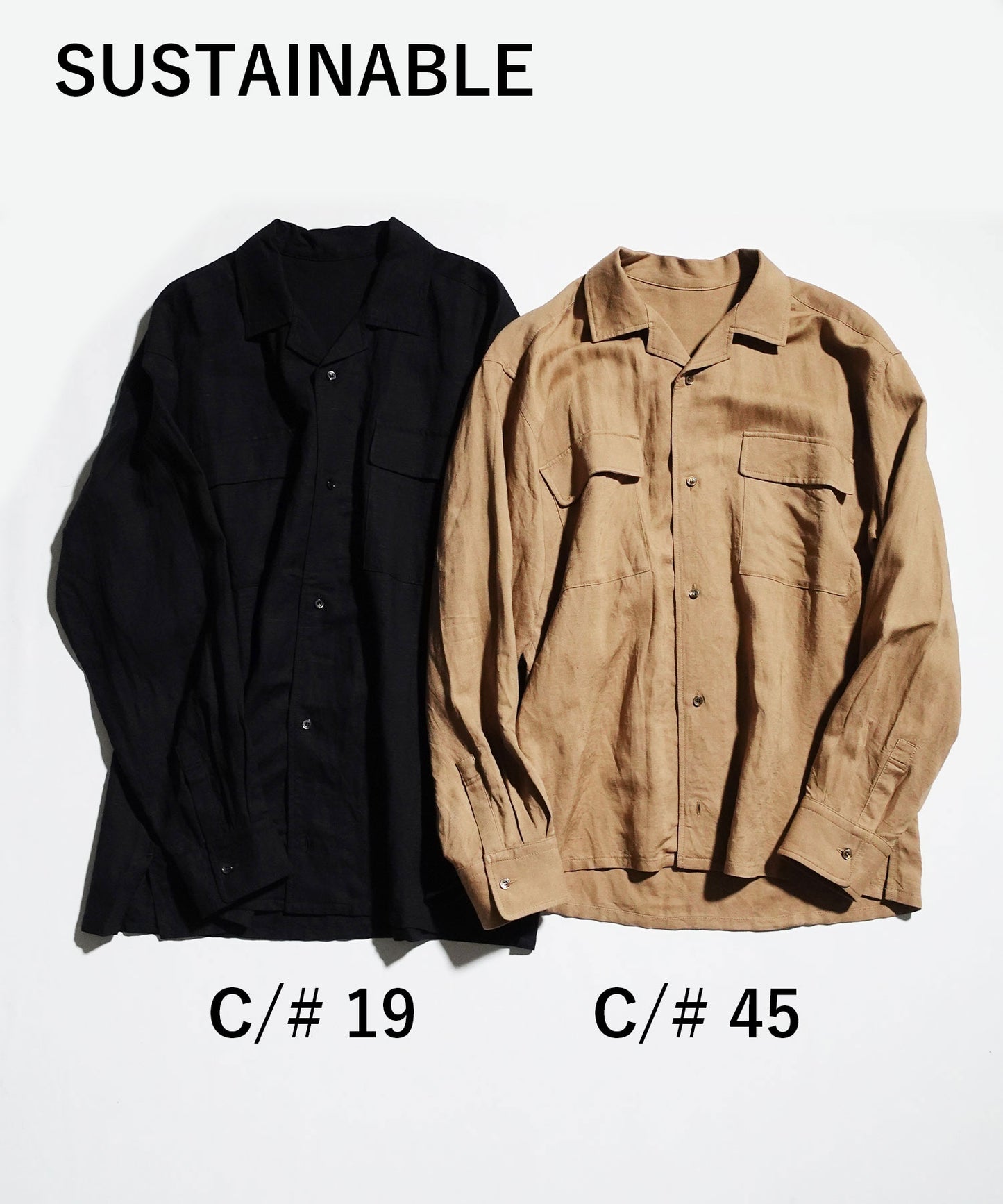 《環境配慮素材》Li/Ry L/S SHIRT［145-175cm］