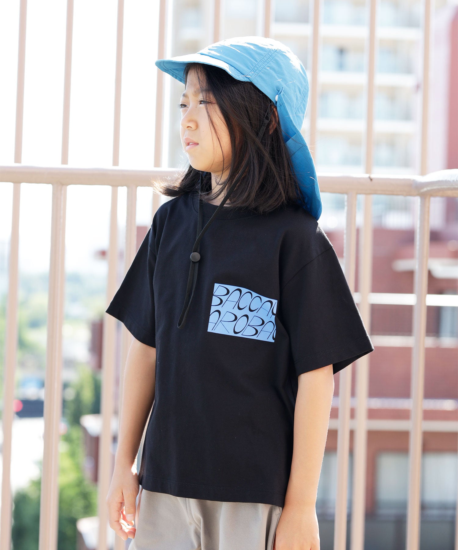 環境配慮素材》オーガニックコットン BACCAYARO グラフィックTシャツ