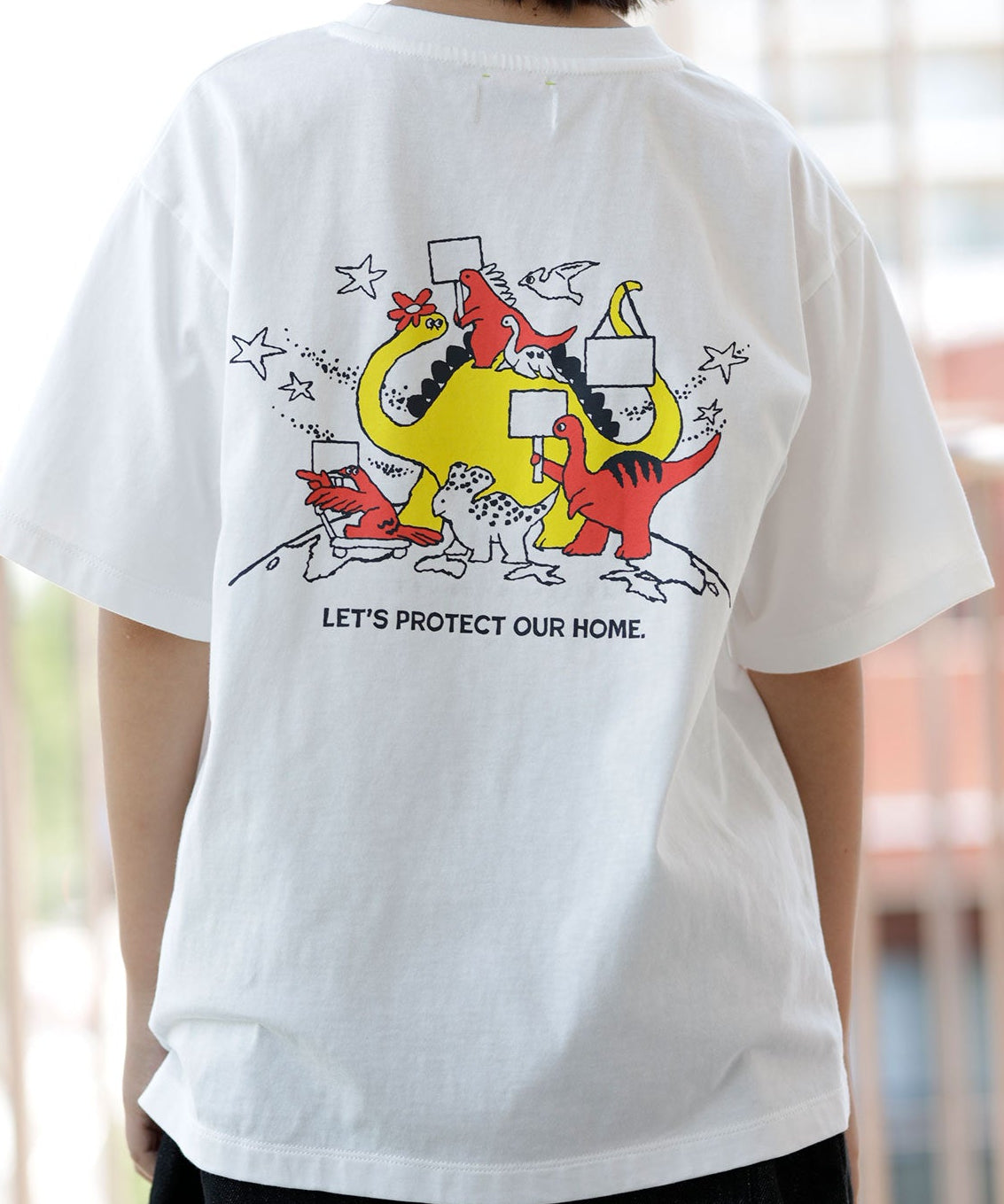 《環境配慮素材》*SUPER-KIKI コラボ*オーガニックオーガニックコットン 子供の権利 TEE［100-145cm］