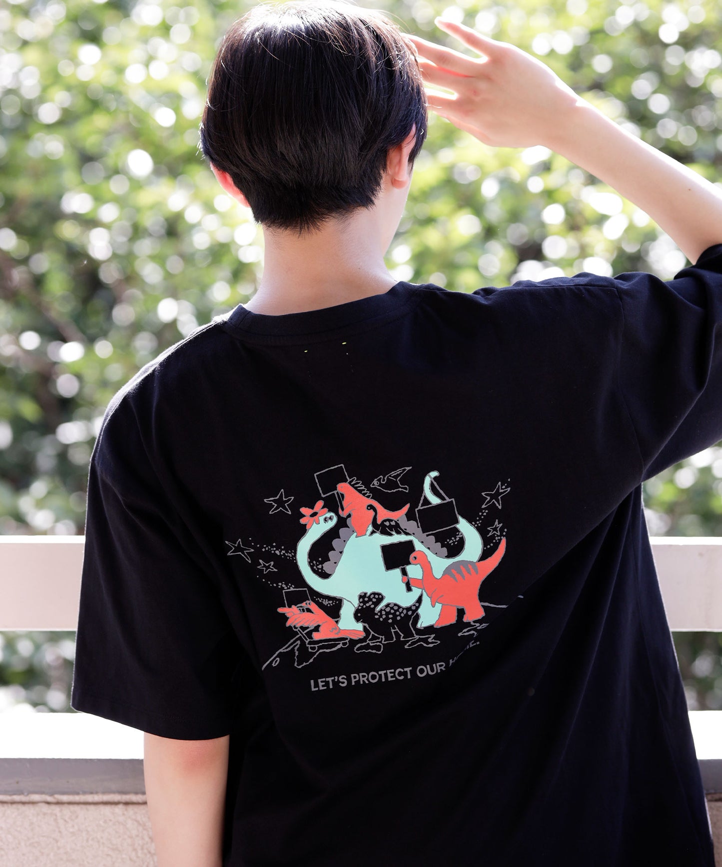 《環境配慮素材》*SUPER-KIKI コラボ*オーガニックオーガニックコットン 子供の権利 TEE［100-145cm］