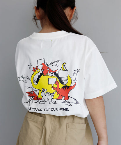 《環境配慮素材》*SUPER-KIKI コラボ*オーガニックオーガニックコットン 子供の権利 TEE［100-145cm］