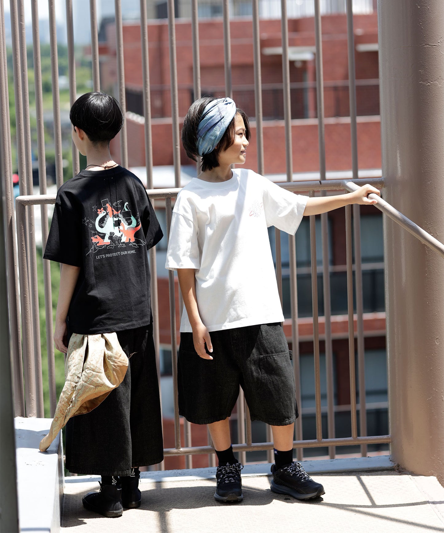 《環境配慮素材》*SUPER-KIKI コラボ*オーガニックオーガニックコットン 子供の権利 TEE［100-145cm］